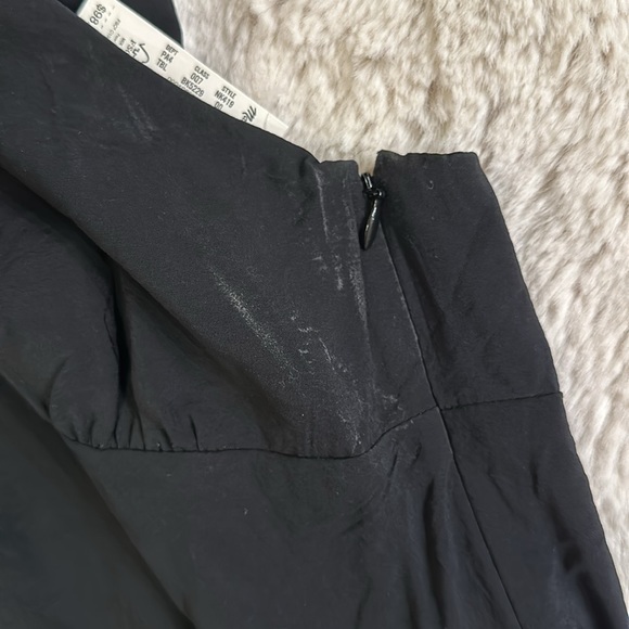 Madewell Layton Midi Slip Dress Black Size 00 - Picture 9 of 10